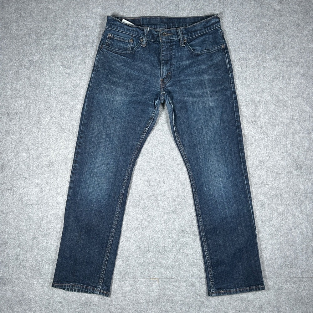Levi's Denim Jeans Mens 32x30 Blue 514 Straight Leg Casual Classic Workwear